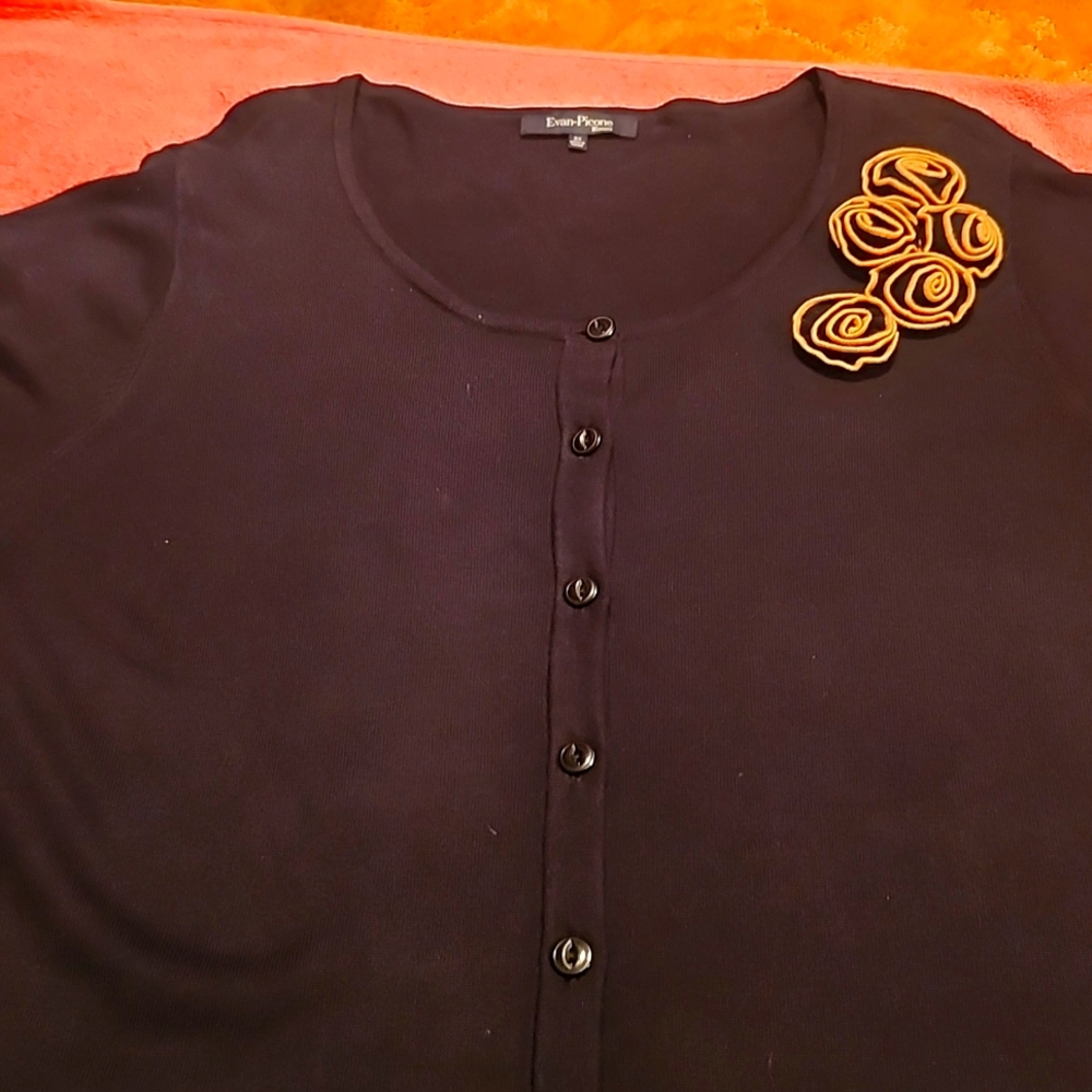 NWOT Women's Evan-Picone Button Down Sweater